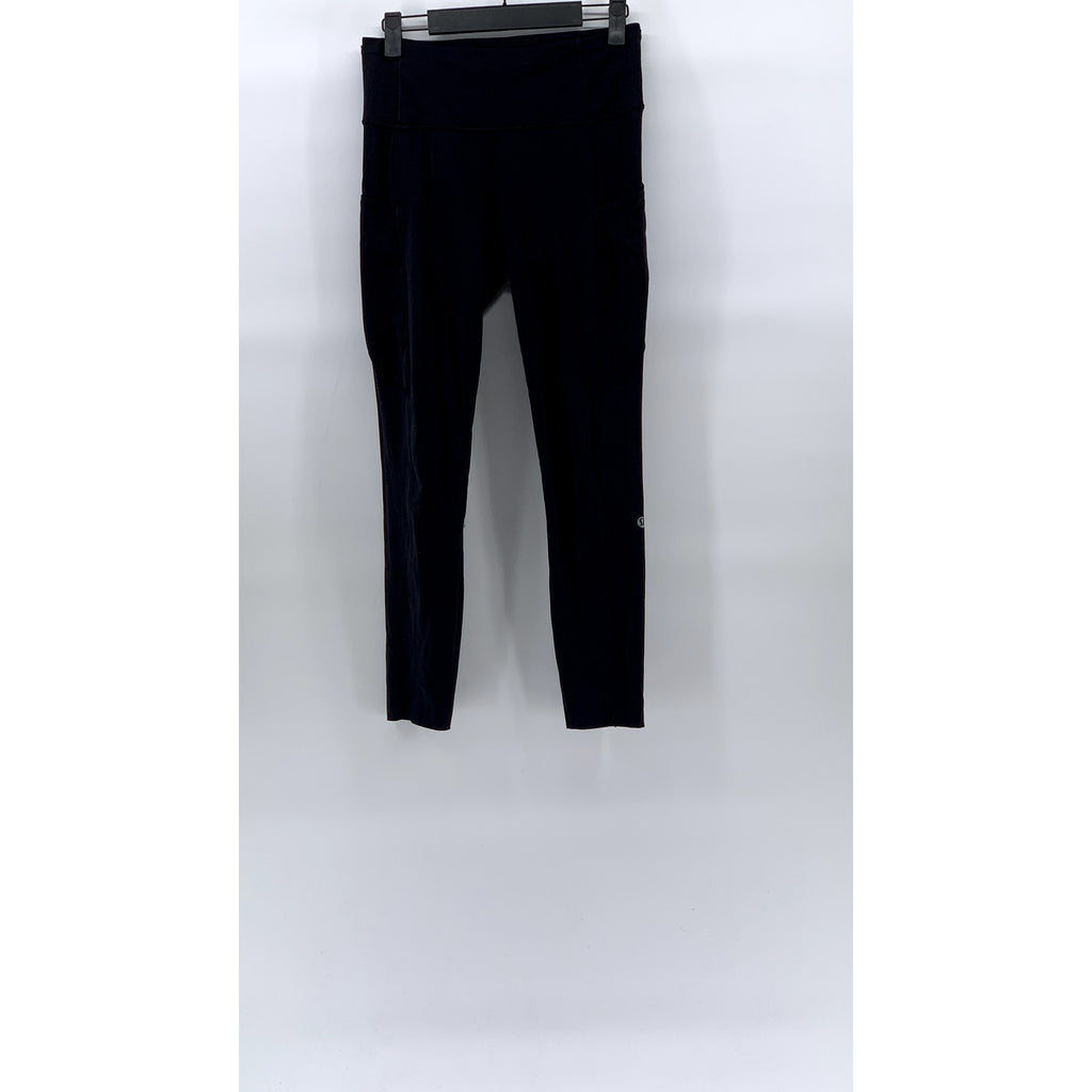 LULULEMON Women’s Black Solid Pull-On Active Leggings SZ 6