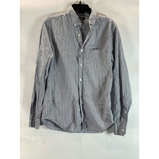 J. CREW Men's Striped Slim-Fit Button-Up Long Sleeve Shirt SZ M