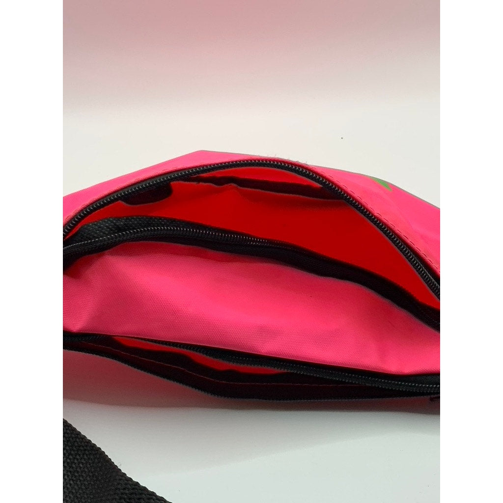 FUNNY GUY MUGS Unisex Neon Pink/Green R.A.G.E. Double Pocket Fanny Pack