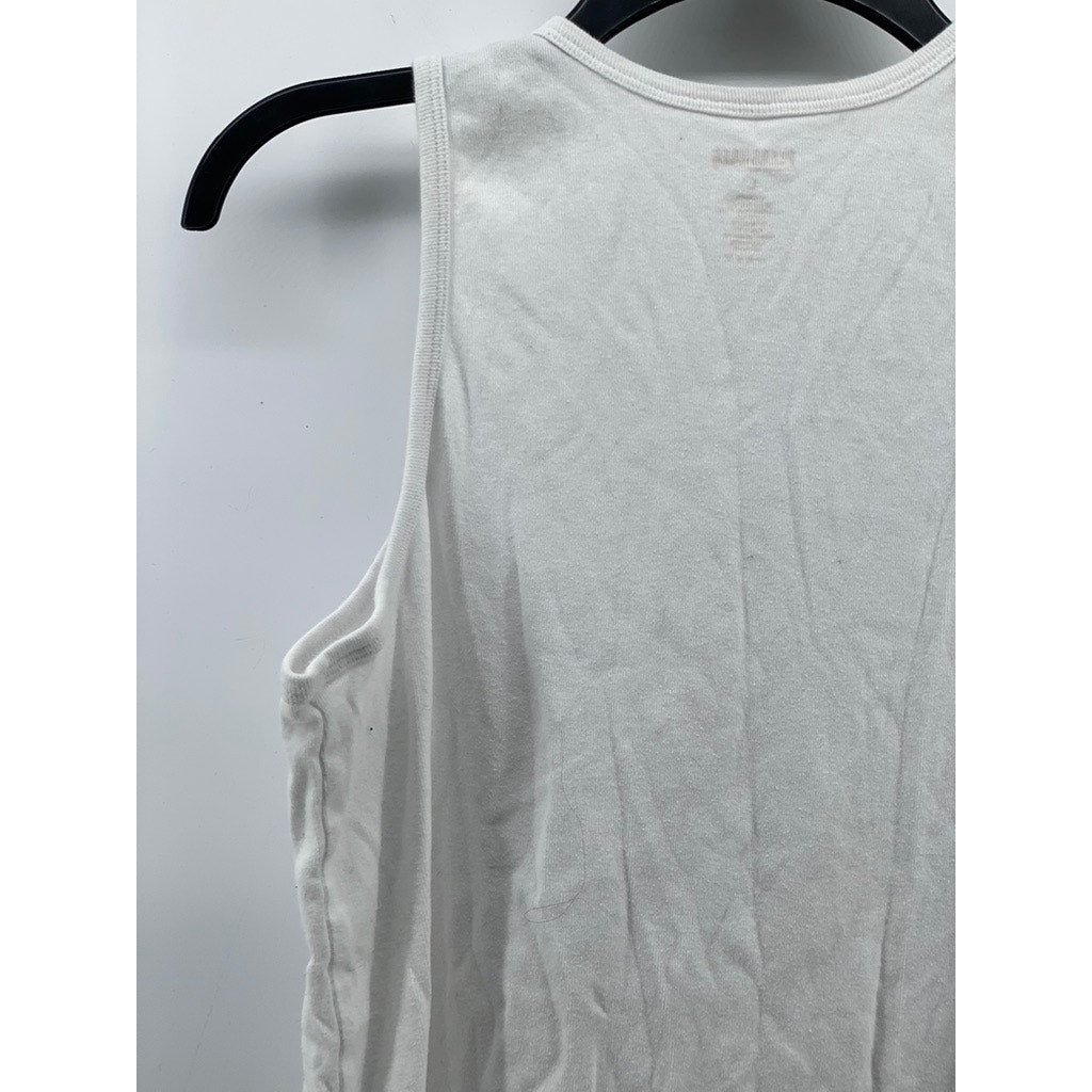 PLEASURES NOW Men's Scoop-Neck Logo Casual Regular-Fit Tank Top SZ L