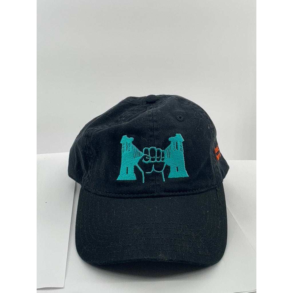 OTTO Men's Black-Blue Embroidered Graphic Absolute Power Adjustable Hat SZ OS