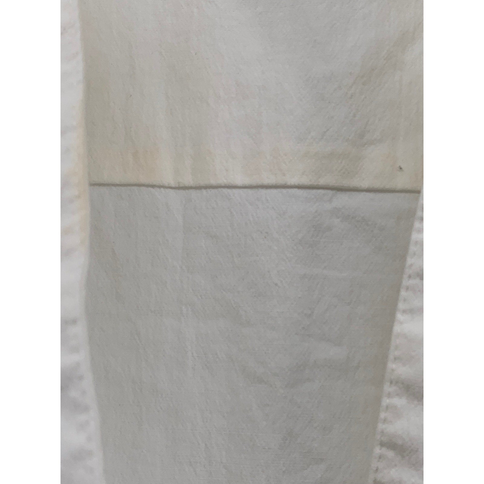 ZARA Women's White Solid Twist-Front Split-Neck Short Sleeve Crop Top SZ XS