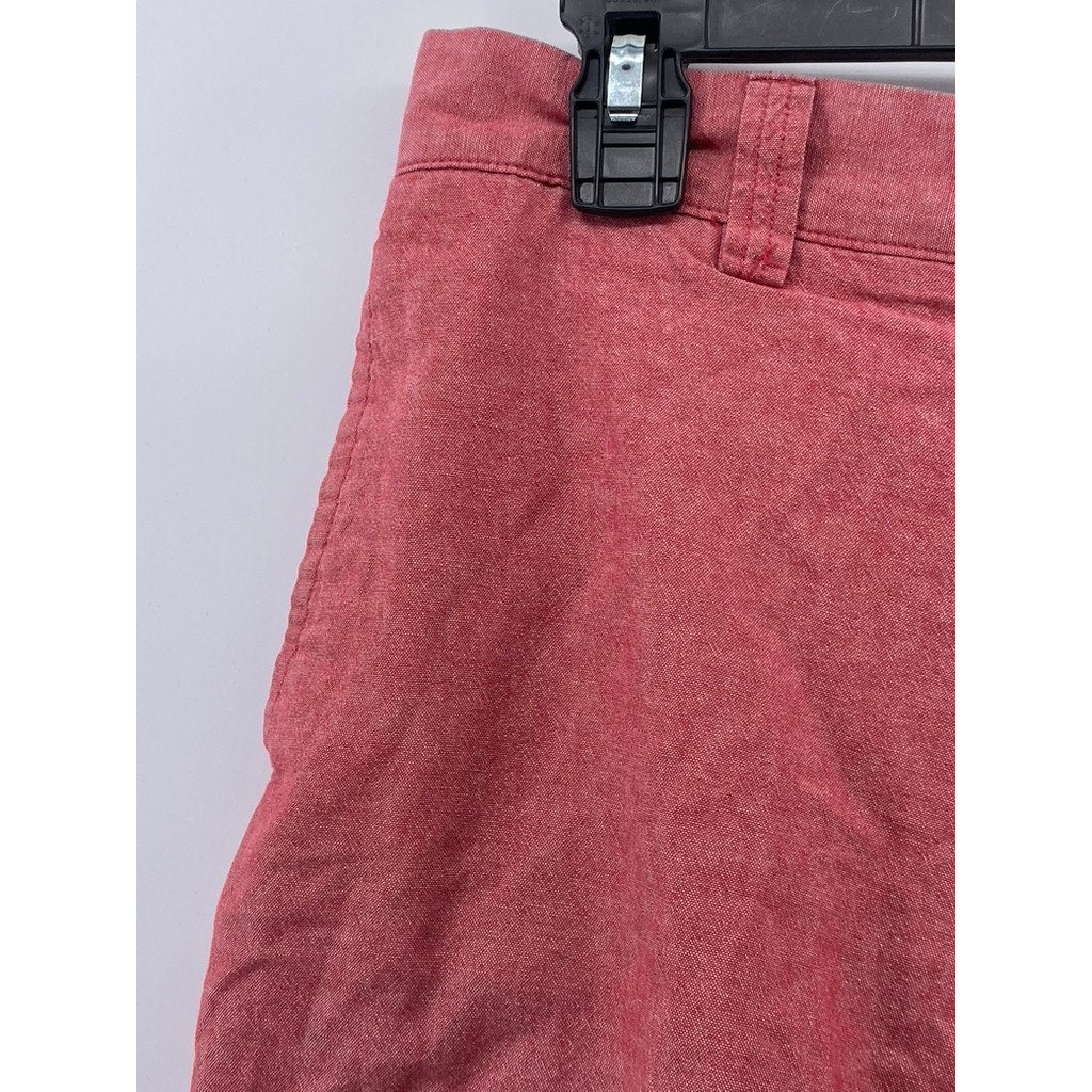 J.CREW Men's Red Gramercy Regular-Fit Cotton Chino Shorts SZ 31