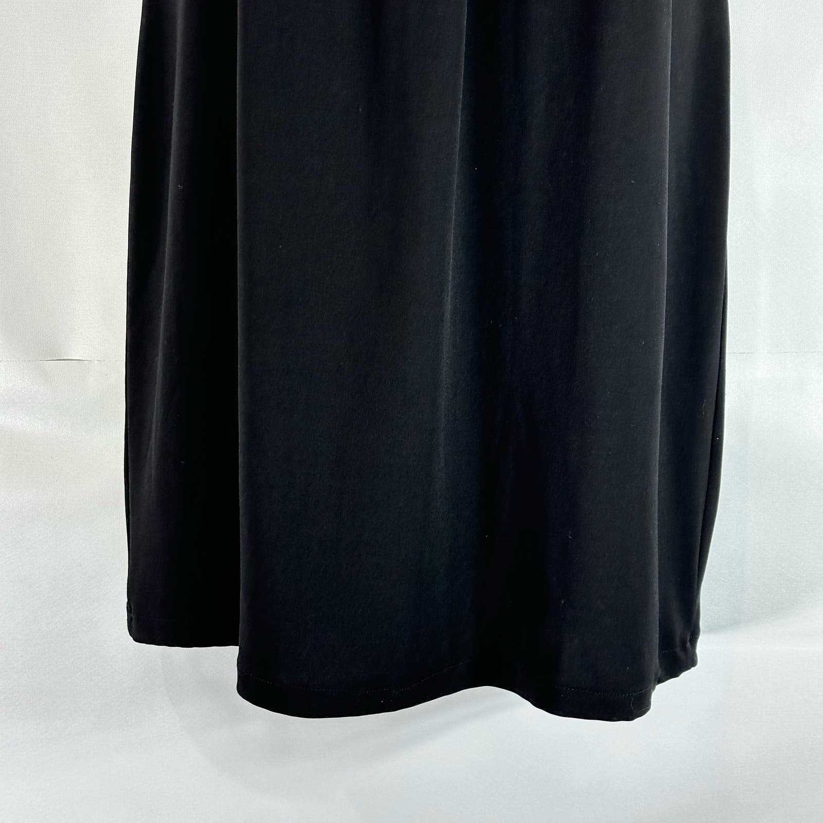 LAUNDRY By Shelli Segal Women's Black Hardware Halter Knee Length Dress SZ 10