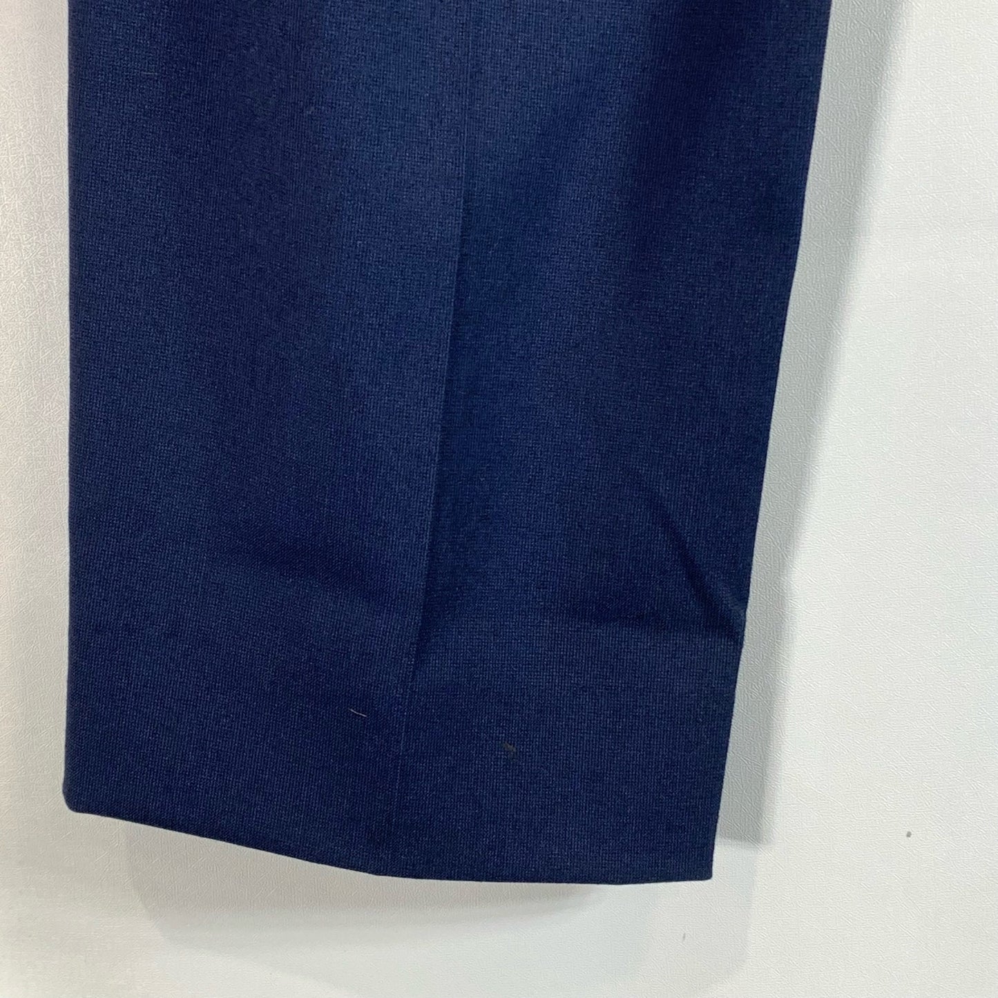 ZARA MAN Basic Men's Navy Slim-Fit Flat Front 4-Pocket Dress Pants SZ 34