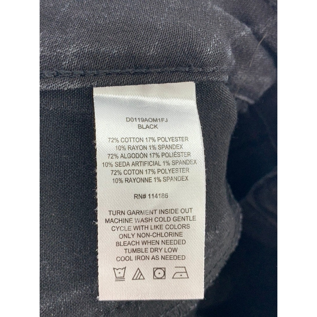 FAITH JEANS Women's Black Denim Bermuda Shorts SZ 8