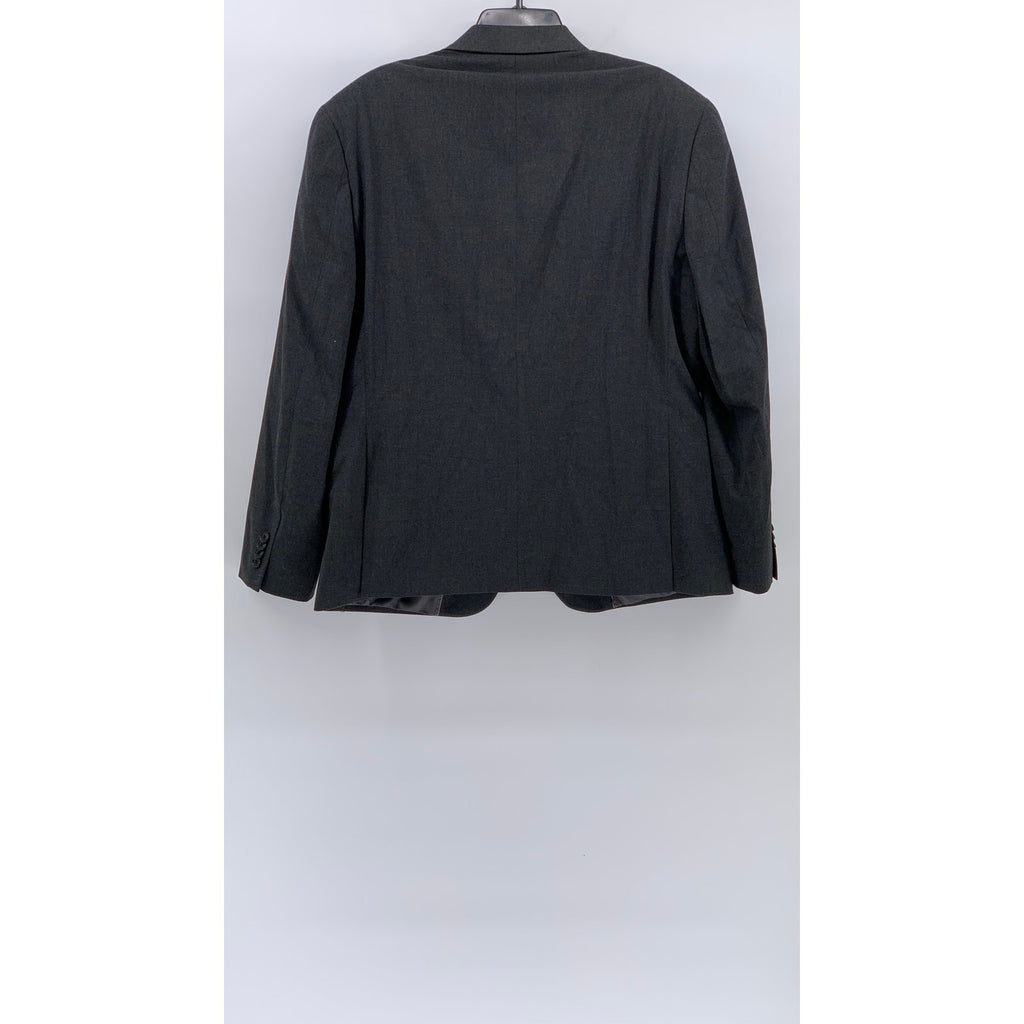 ALFANI Men's Charcoal Gray Slim-Fit Two-Button Notch Collar Blazer SZ 44S