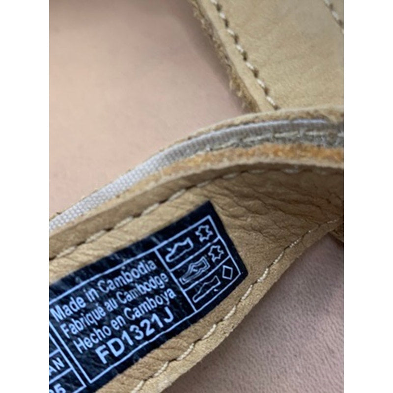 TEVA Women's Tan Midform Universal Satinya Sandal SZ 8