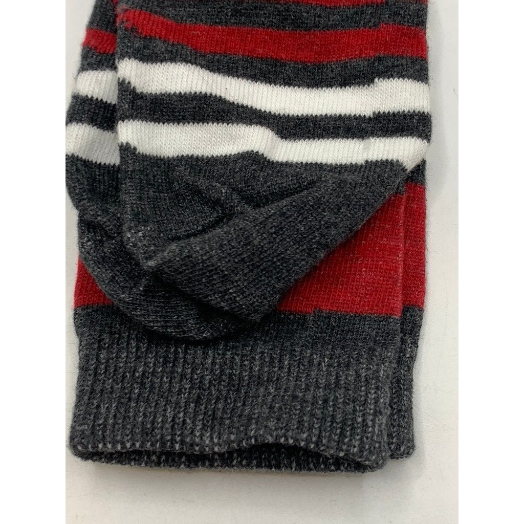 B.ELLA Women's White-Black Heather Striped Betsy Knee High Socks SZ 9-11