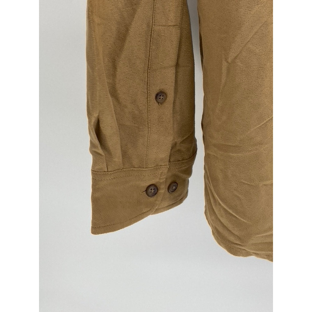 CHEROKEE BRAND Men's Camel Button Down SZ (2XL)