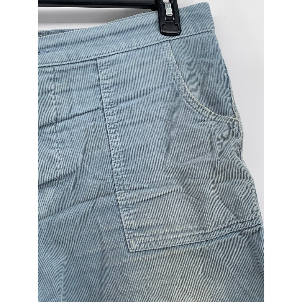 BIRCHWELL BEACH BRITCHES Men's Light Blue Classic Corduroy Shorts SZ 34