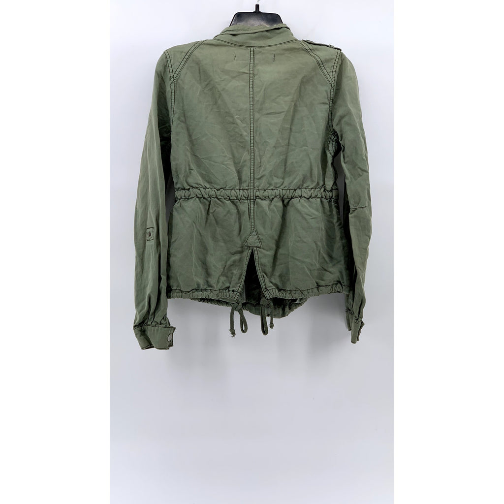 DAUGHTERS OF THE LIBERATION Women's Army Green Double Closure Utility Jacket SZ6