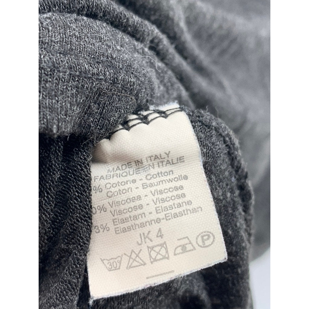 BRANDY MELVILLE Women's Charcoal Gray Scoop-Neck T-Shirt SZ OS