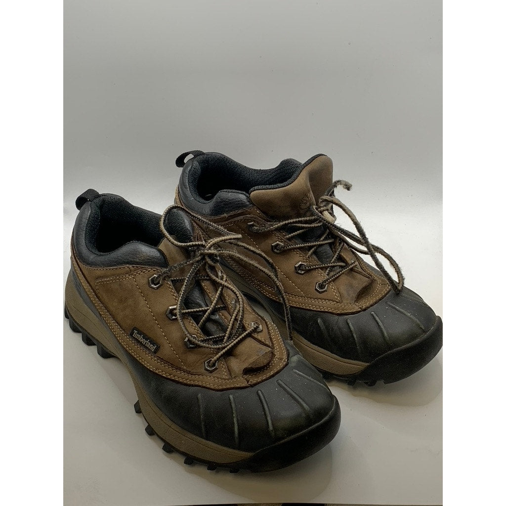 TIMBERLAND Men's Brown Leather ACT Canard Boots SZ 9.5