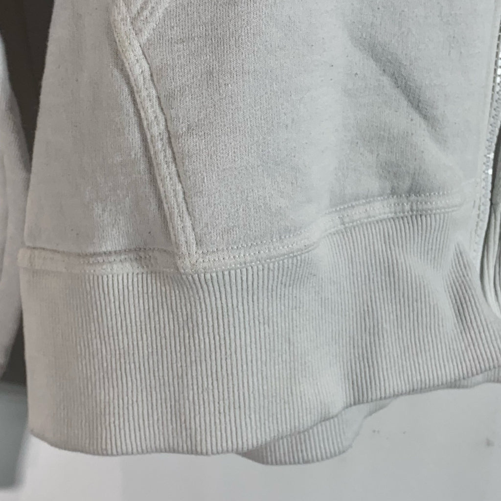 CHAMPION Authentic Athleticwear Men's White Hooded C-Logo Full-Zip Sweater SZ XL