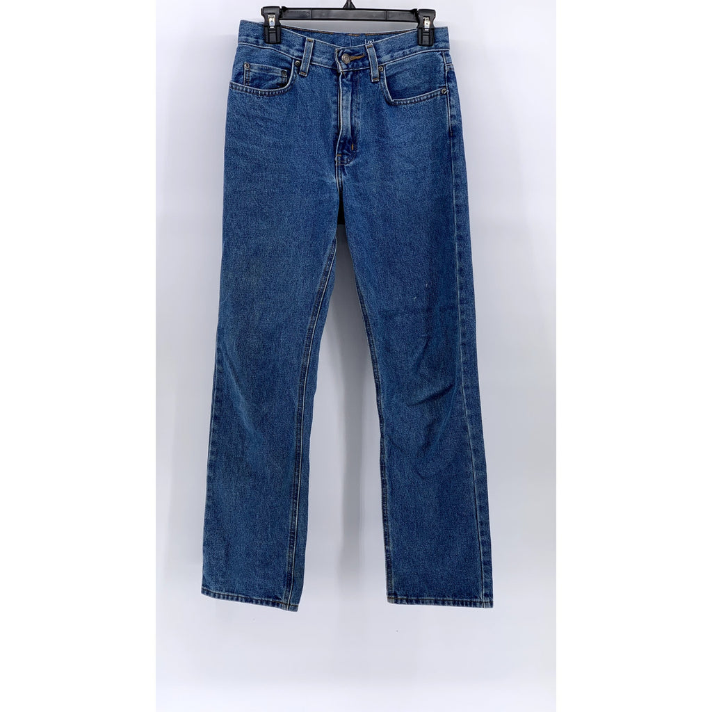 GEORGE JEANS Men's Blue Denim Regular-Fit Straight-Leg Five Pocket Jeans SZ29X30