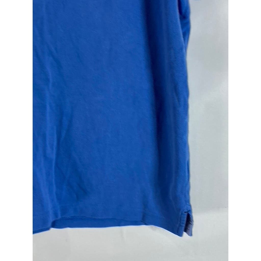 TOMMY HILFIGER Men's Federal Blue Custom-Fit Short Sleeve Polo Shirt SZ XL