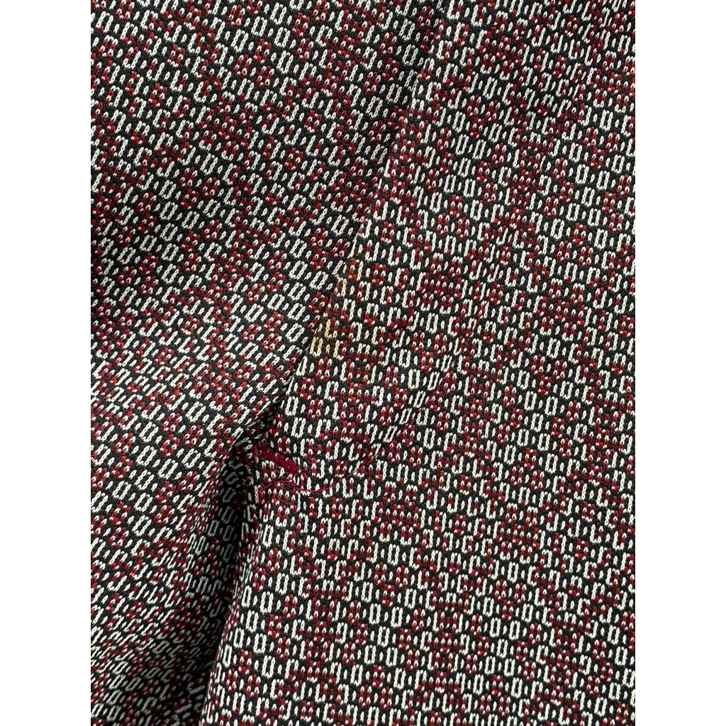 UNBRANDED Women's Brown Printed Wide-Leg Dress Pants SZ 29