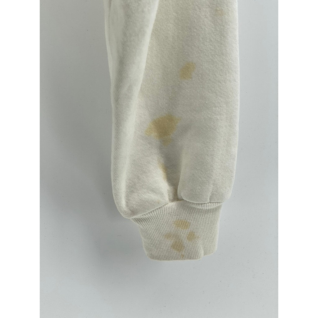 RUSSELL ATHLETIC Unisex Adult White-Blue St. Louis Logo Pullover Hoodie SZ M