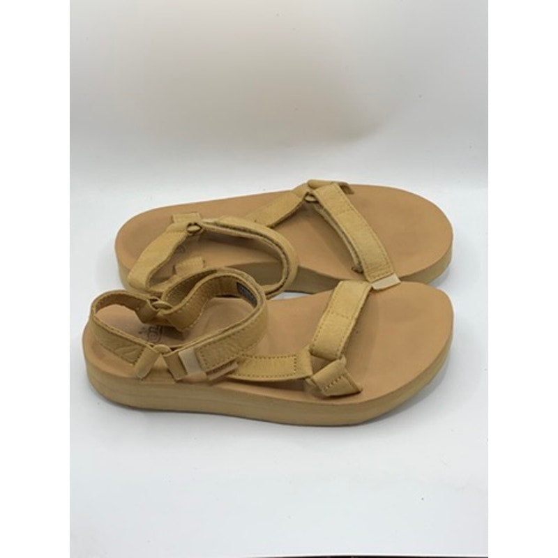TEVA Women's Tan Midform Universal Satinya Sandal SZ 8