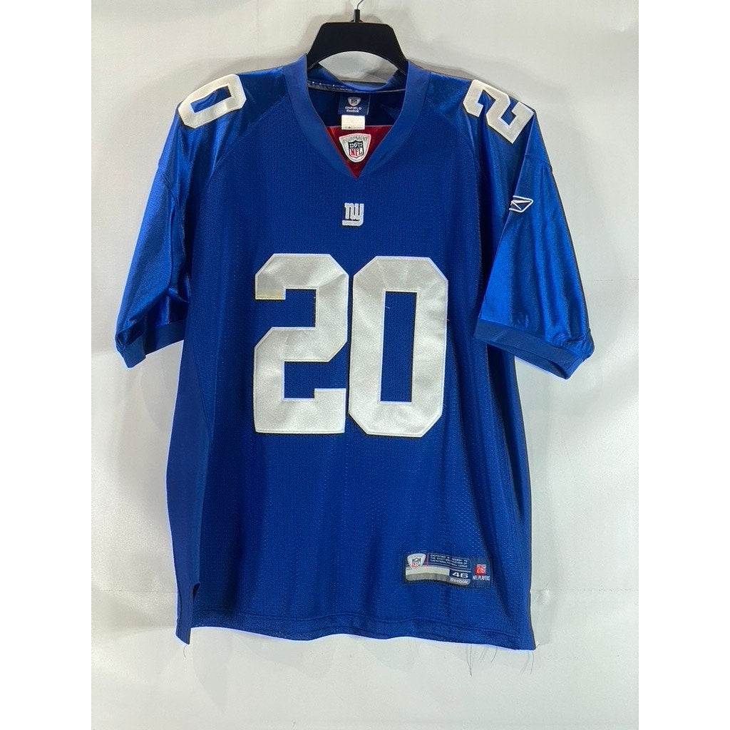 REEBOK ONFIELD Men's Blue New York Giants #20 Prince Amukamara NFL Jersey SZ 46