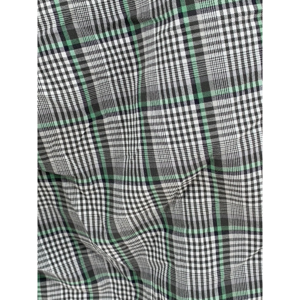 TOMMY BAHAMA Men's Micro-Checkered Green/Grey Lightweight Relaxed Shorts SZ 42