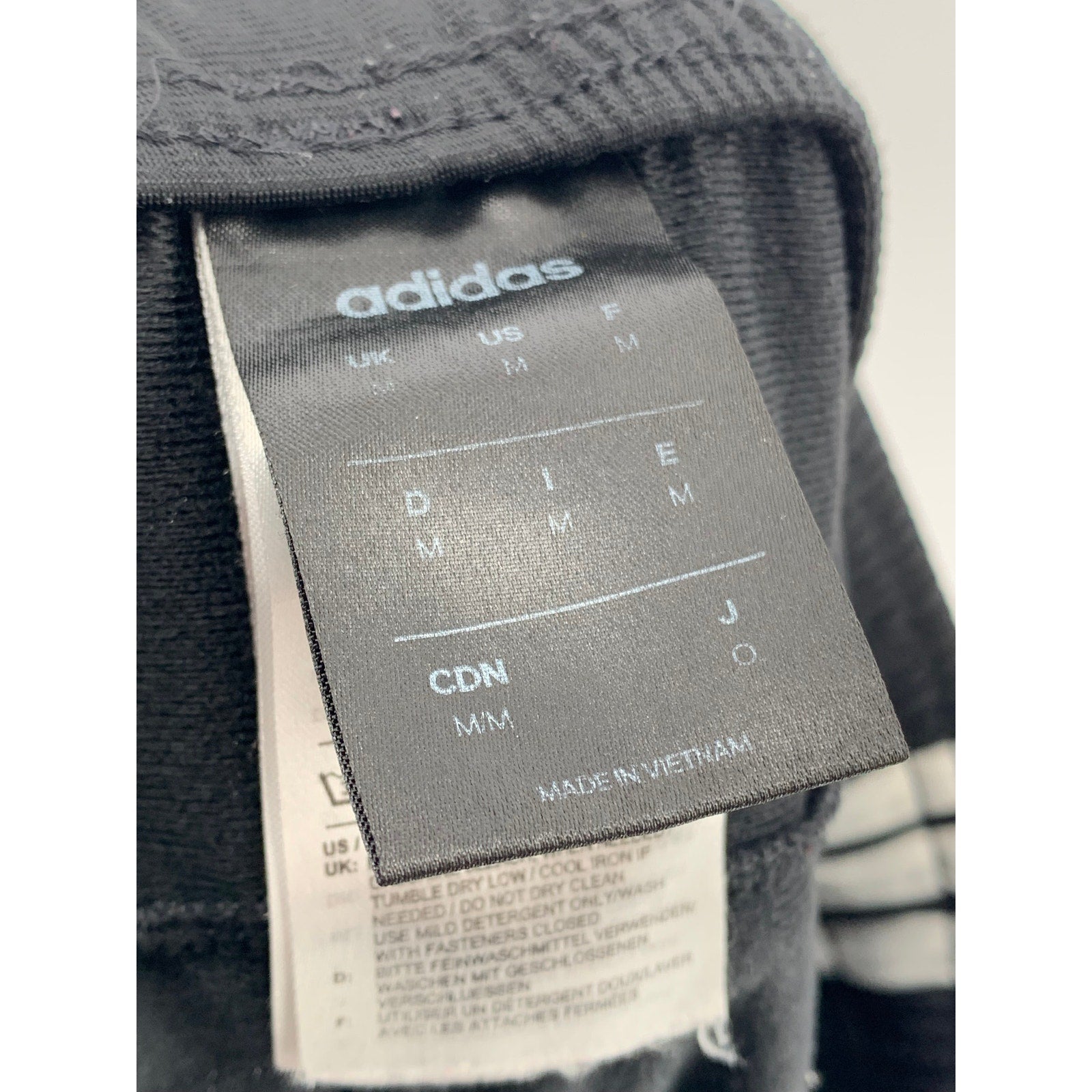 ADIDAS Men's Black-White 3-Stripe Pull-On Active Shorts SZ M