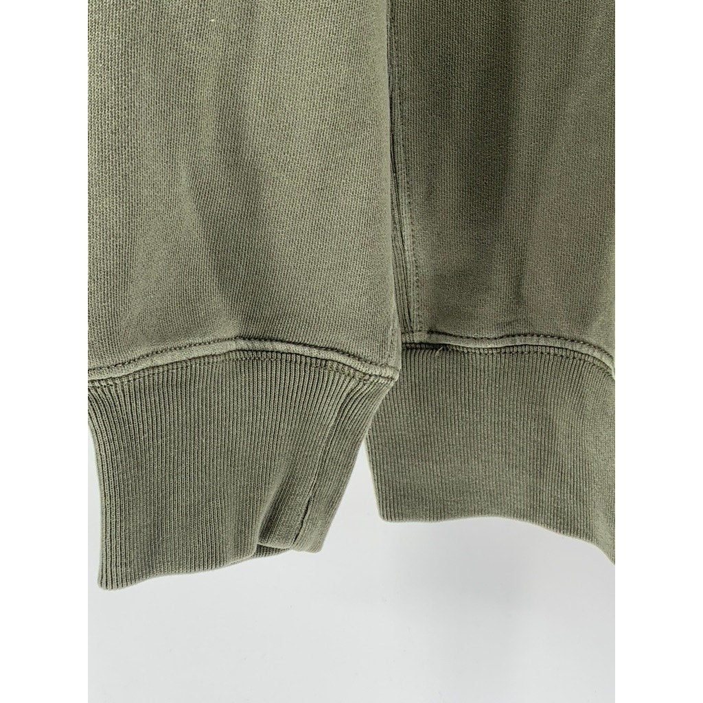 J.CREW Men's Tall Vintage Olive Green Crewneck Long Sleeve Sweatshirt SZ MT