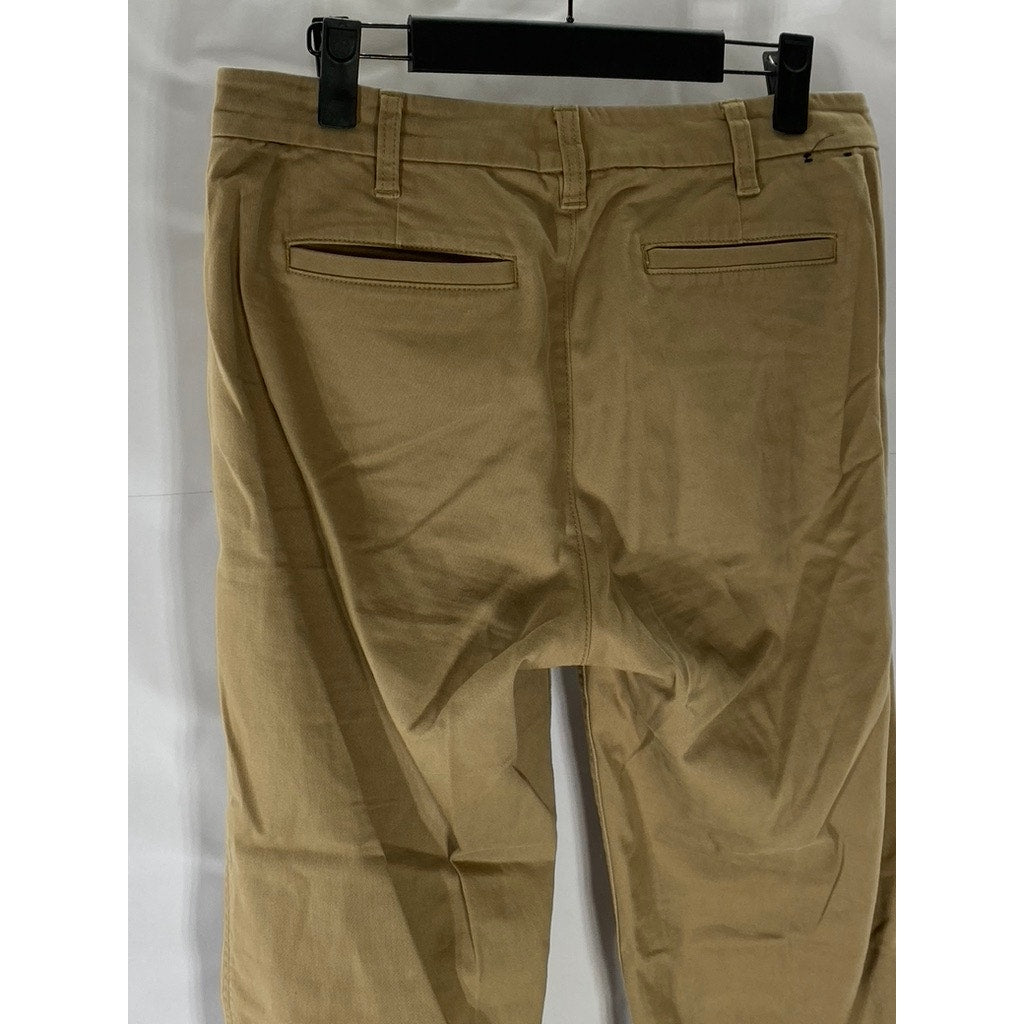 J.CREW Women's Tan High-Rise Girlfriend Chino Pant SZ 2