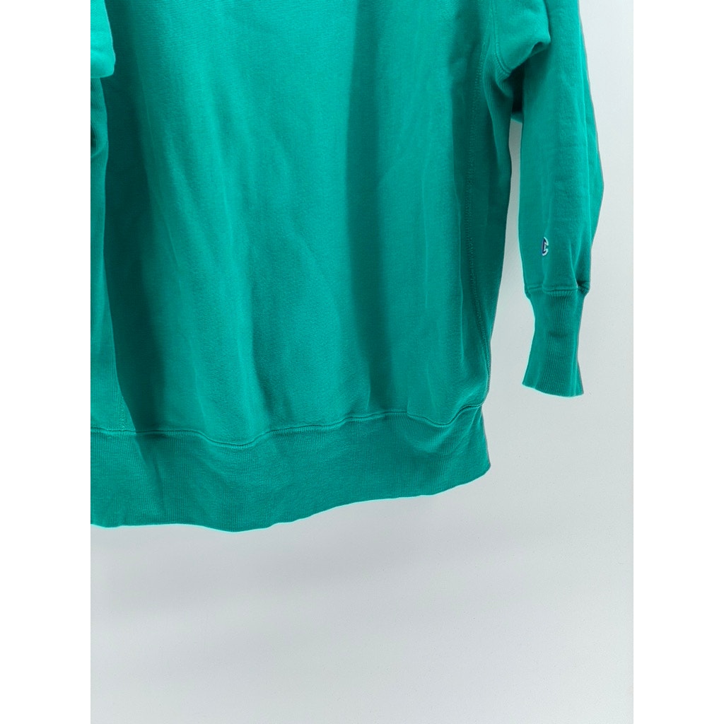 CHAMPION Men's Green Vintage Crewneck Reverse Weave Long Sleeve Sweatshirt SZ2XL