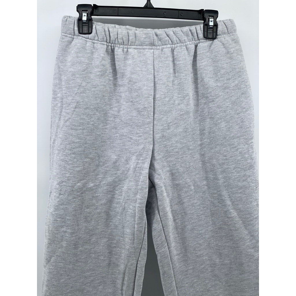 UNBRANDED Women's Light Gray Pull-On Fleece-Lined Casual Sweatpants SZ M