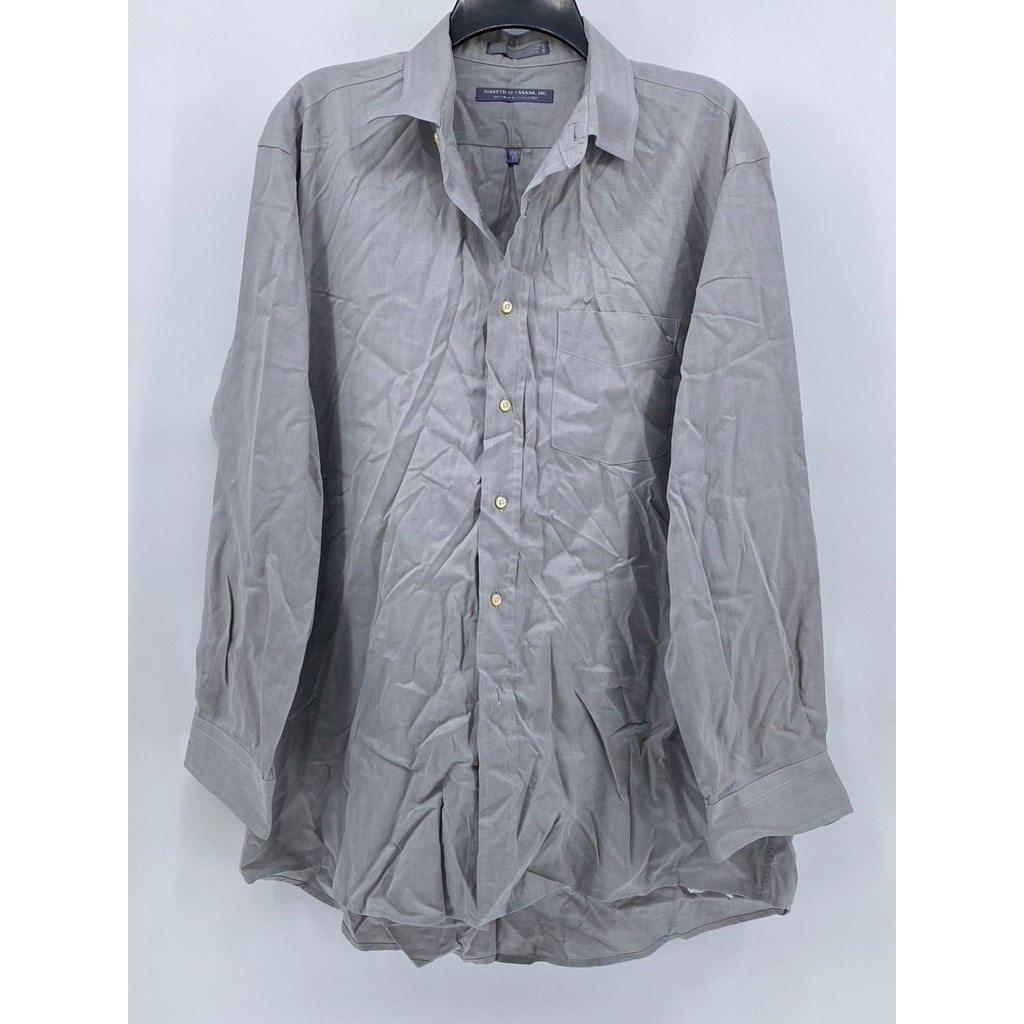 FORSYTH CANADA Button Down Mens Dress Shirt SZ (16 1/2 R)