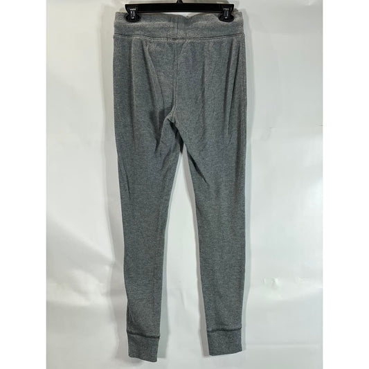 KOOLABURRA BY UGG Women's Gray Ribbed Drawstring Pull-On Jogger Pants SZ S