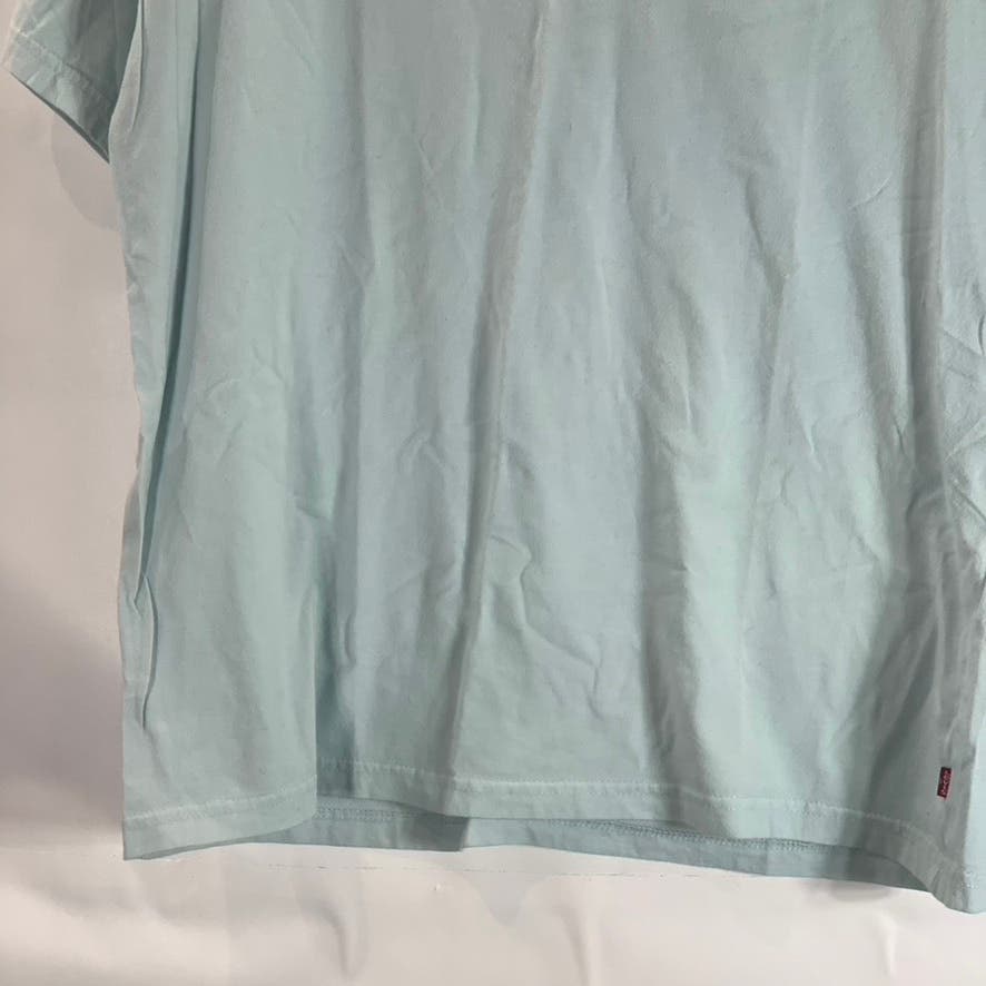 LEVI'S Men's Logo Relaxed Fit Mint Green Short Sleeve T-Shirt SZ M