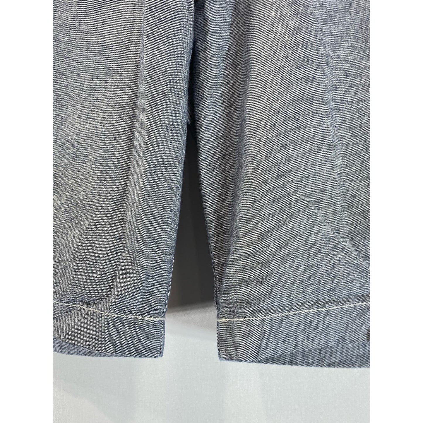 J.CREW Men's Dark Gray Chambray Stretch 9" Chino Shorts SZ 29