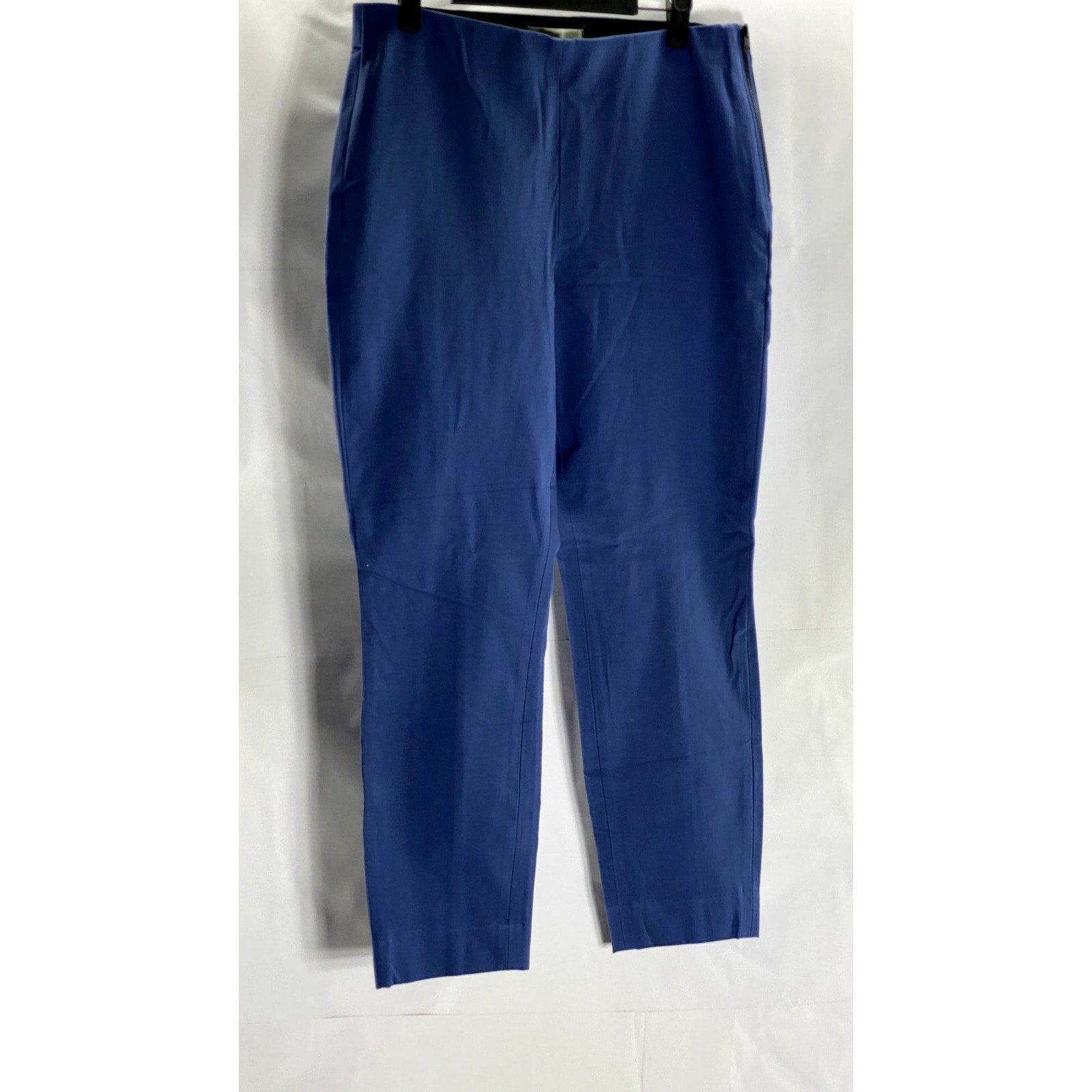 EVERLANE Women's Dark Blue Elastic-Waist Pull-On Stretch Dress Ankle Pant SZ 10