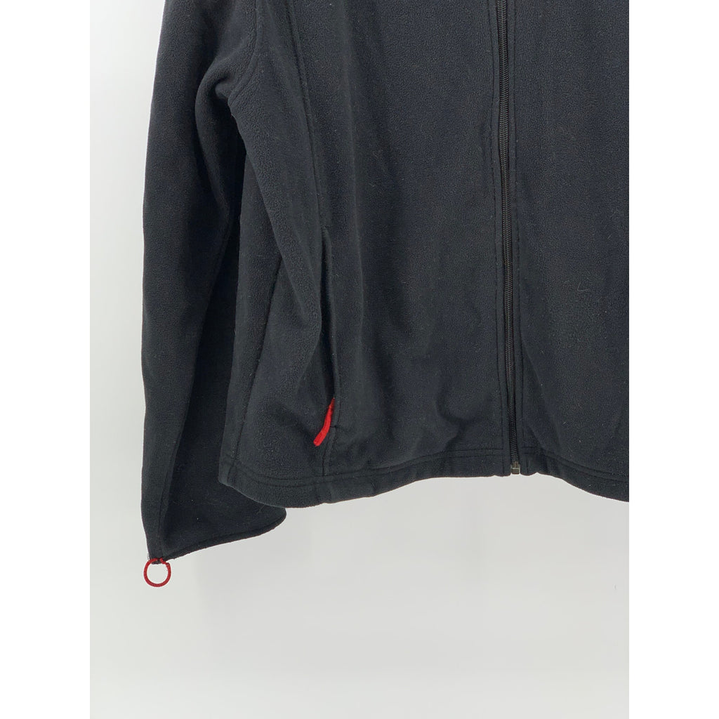 L.L. BEAN Men’s Vintage 90's Black Fleece Long Sleeve Zip-Up Sweater SZ L