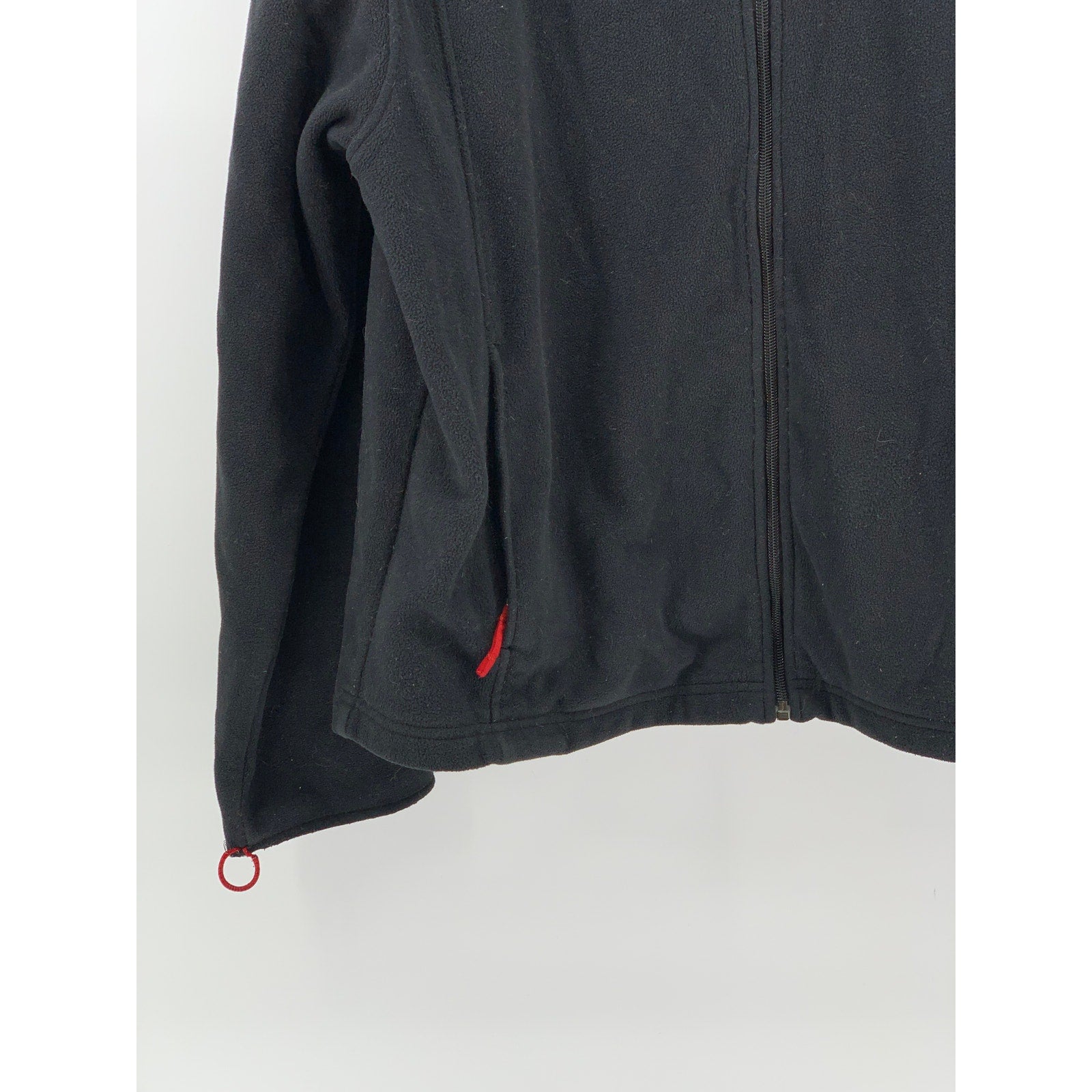 L.L. BEAN Men’s Vintage 90's Black Fleece Long Sleeve Zip-Up Sweater SZ L