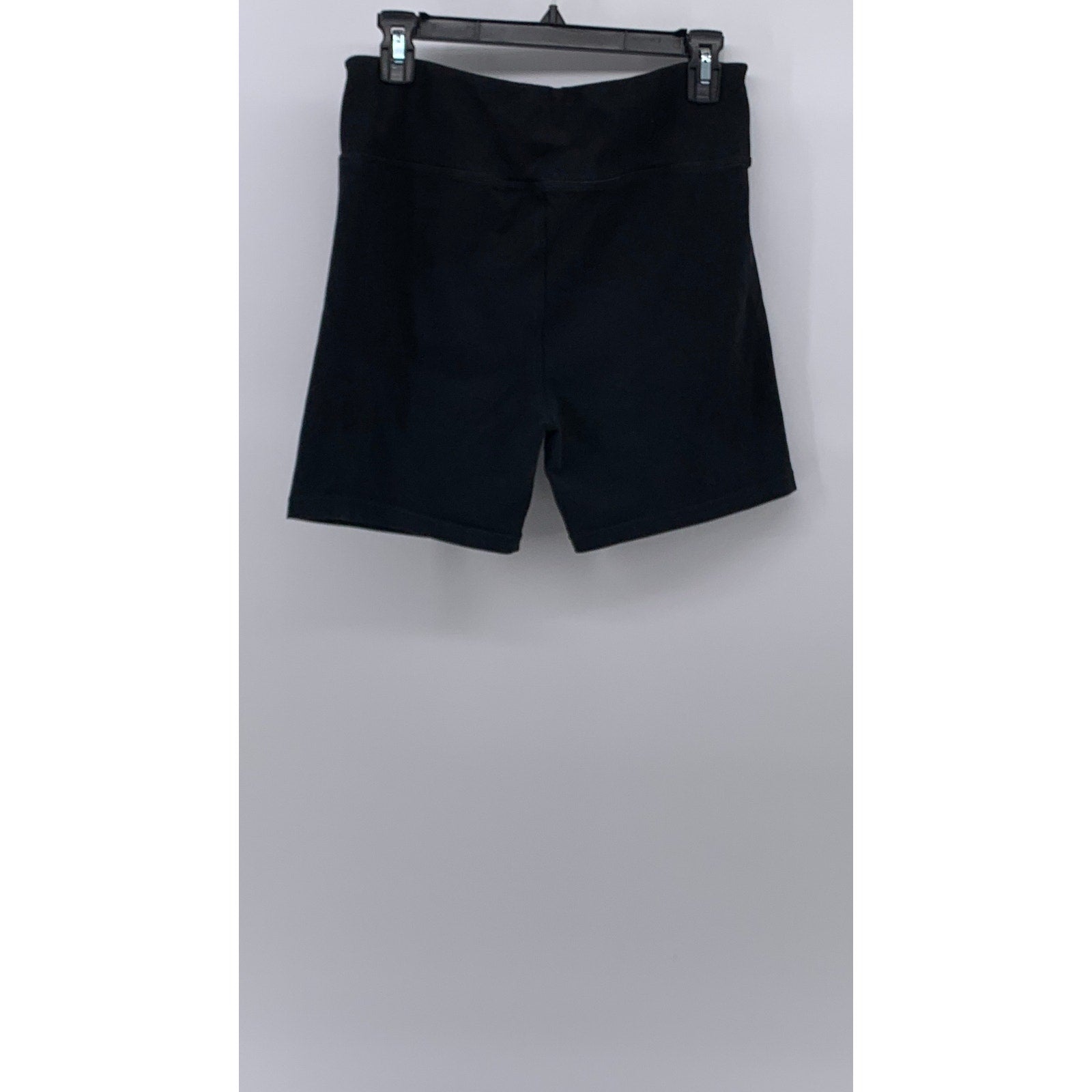 KITH Women's Black Solid High-Rise Pull-On Casual Active Biker Shorts SZ M