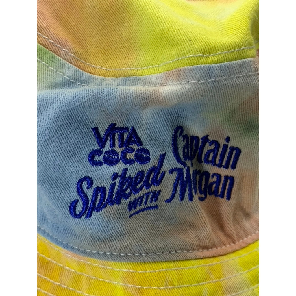 THE GAME Unisex Yellow/Orange/Blue Captain Morgan Tie-Dye Bucket Hat OS