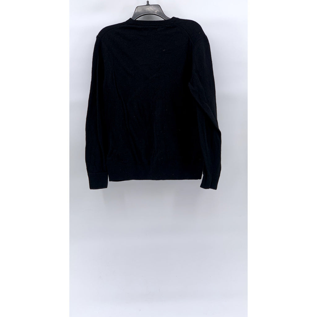 EVERLANE Women’s Black Classic Crewneck Cashmere Pullover Sweater SZ M