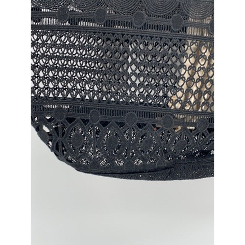 ZINGARA Women's Black Lace Large Kivu Classic Tote Bag