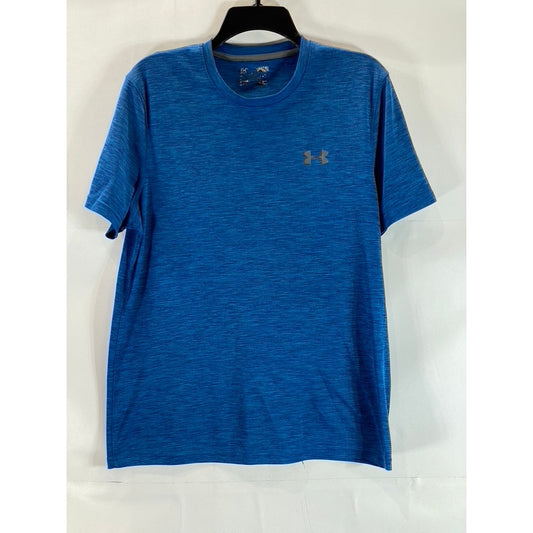 UNDER ARMOUR Men's Dark Blue Crewneck Heatgear Loose Active T-Shirt SZ M