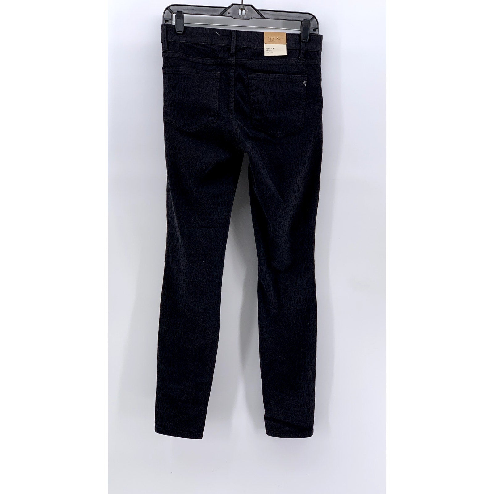 RACHEL RACHEL ROY Women's Black Novelty Skinny Jeans SZ 29