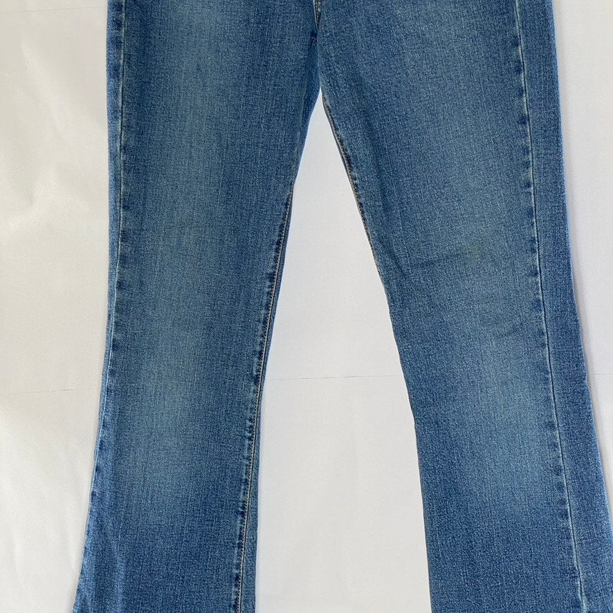 LEVI'S Women's Vintage Blue 519 Low Rise Flare Denim Five-Pocket Jean SZ 5