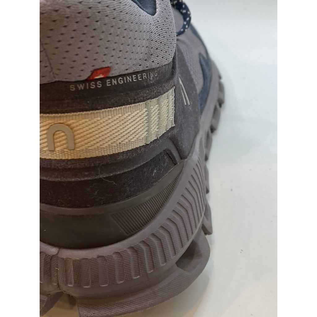 ON CLOUD Women's Gray Mesh Swiss Engineering Lace-Up Sneakers SZ 8.5