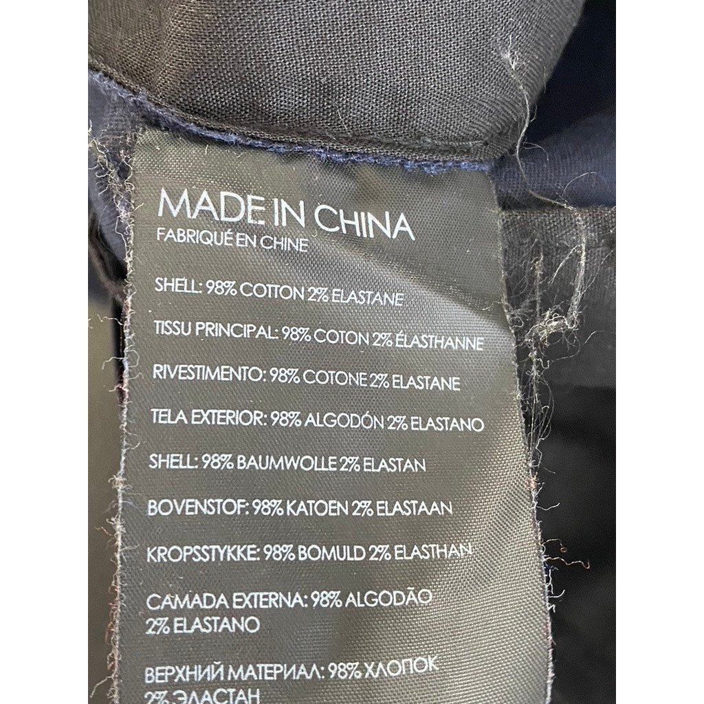 CLUB MONACO Men's Dark Navy Modern Slim-Fit Conner Chino Pant SZ 33