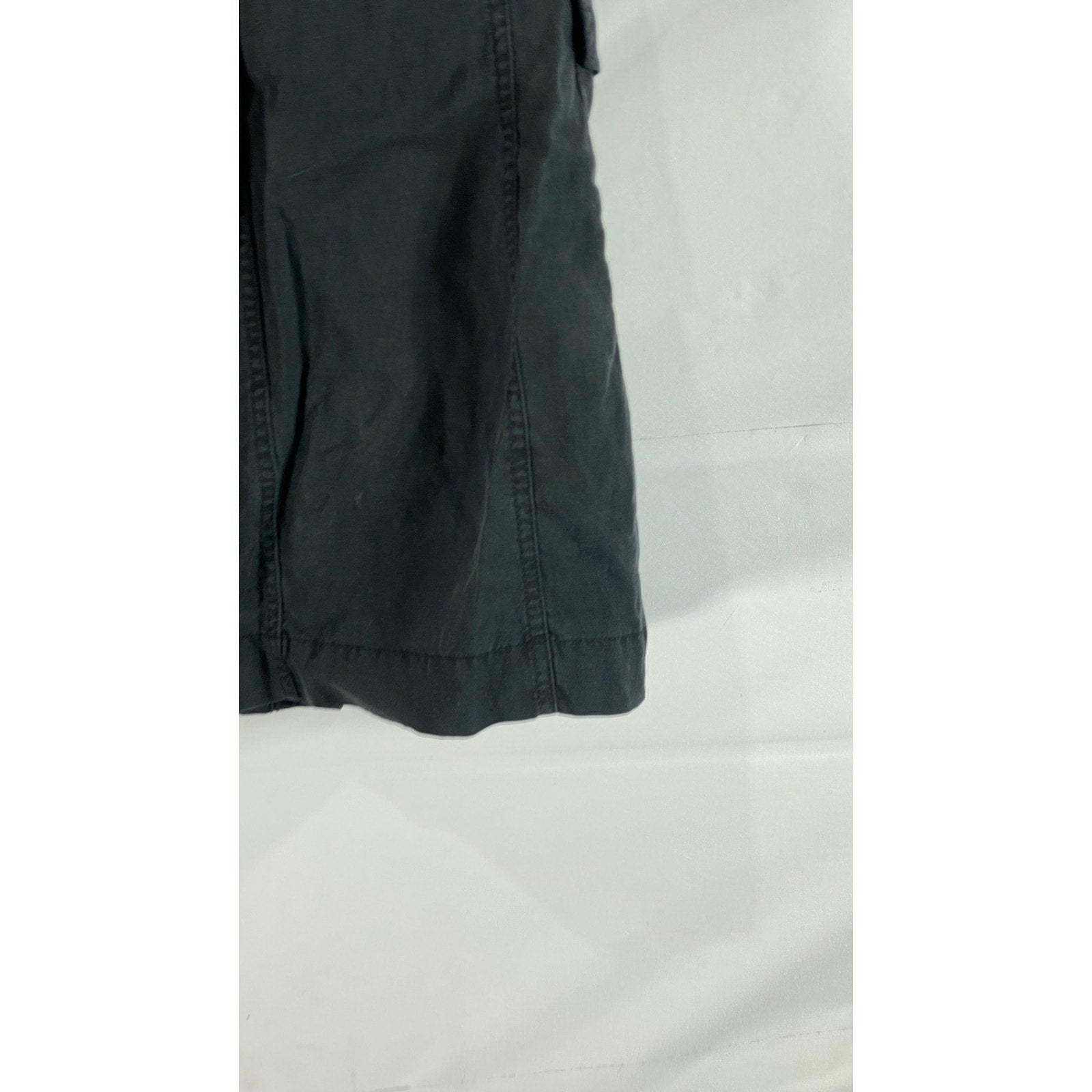 STOCKHOLM ATELIER Women's Black Short Sleeve Utility Tie-Waist Mini Dress SZ 2