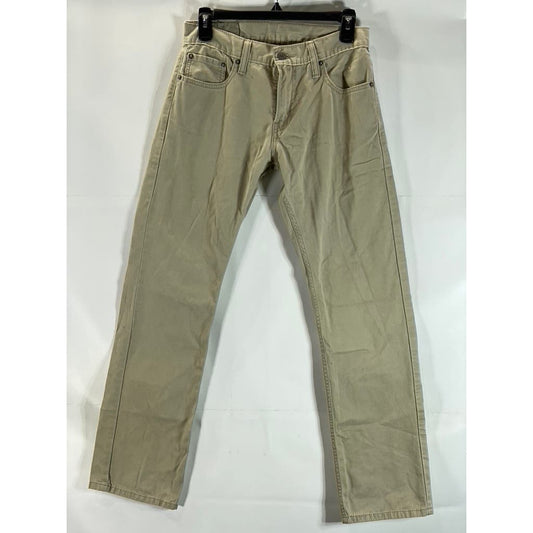 LEVI'S Men's Chinchilla Soft Twill 514 Straight Fit Five-Pocket Jeans SZ 29X30