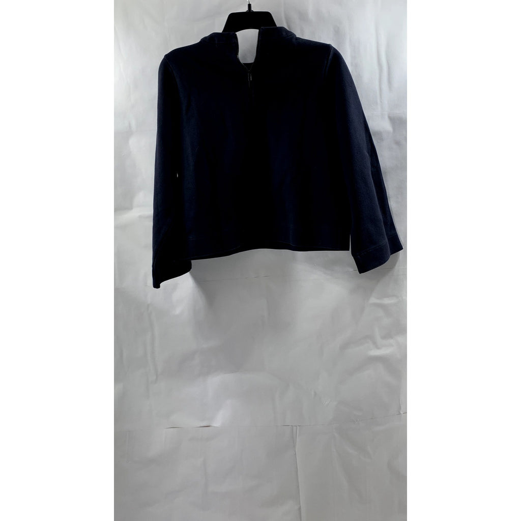 STEVEN ALAN Women's Dark Navy Blue Crewneck Long Sleeve Sweater Top SZ S